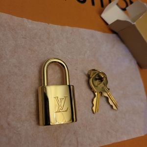 #312 Louis Vuitton Padlock and 2 Keys